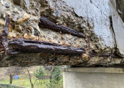 Corrosion des aciers dans le béton